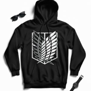 Premium Men's "Wings of Freedom" Anime Hoodie – Bold Graphic Streetwear