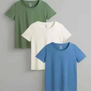 Premium Soft Cotton Essential T-Shirt Collection for Daily Wear – Multicolor Pack